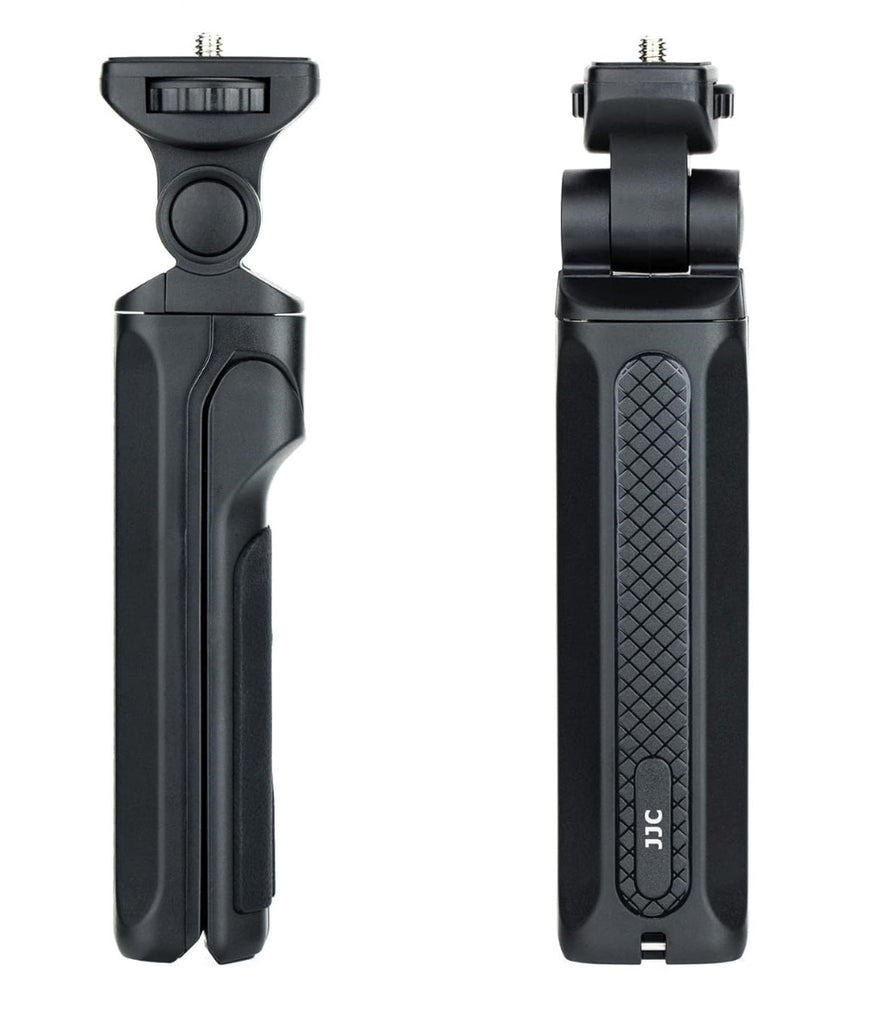 Two black camera grips with JJC branding on a white background