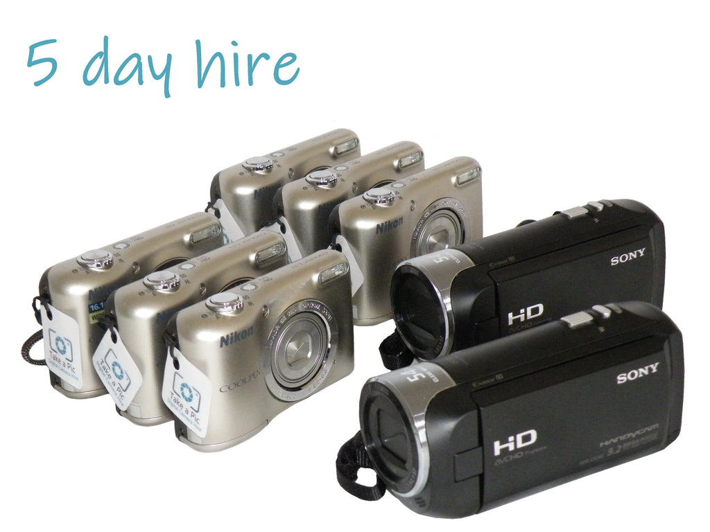 HD Video Cameras - 5 day hire